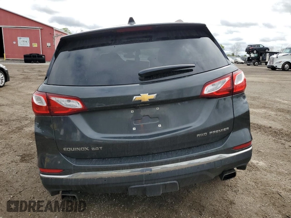 2019 Chevrolet Equinox Premier with VIN 2GNAXYEX4K6102892, listed as a Copart auction lot 55330855 with Not provided miles and Non repairable. Bid and sale history available at DreamBid. Image 6.