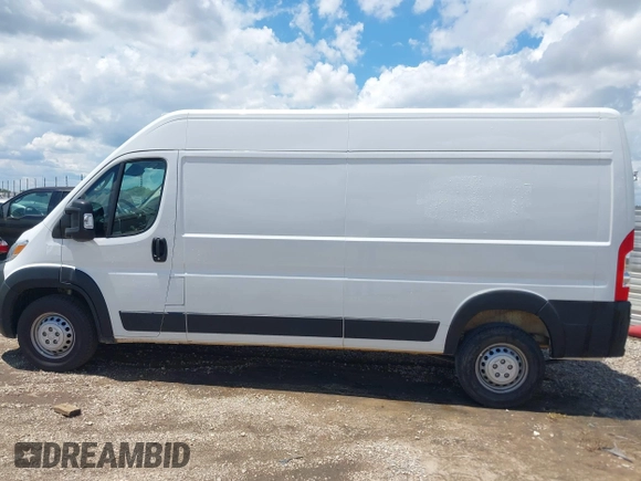 2024 Ram ProMaster Cargo Tradesman with VIN 3C6LRVDG0RE132209, listed as a IAAI auction lot 42216086 with 21,442 mi miles and . Bid and sale history available at DreamBid. Image 14.