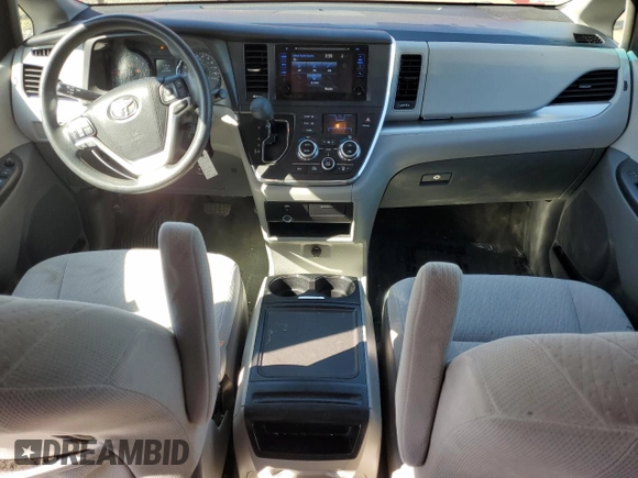2016 Toyota Sienna LE with VIN 5TDJK3DC5GS132571, listed as a Copart auction lot 55155505 with 143,294 mi miles and Salvage Title. Bid and sale history available at carsss.com. Image 8.