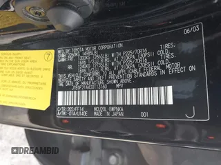 2003 Toyota Highlander z VIN JTEGF21A430113160, wystawiony jako IAAI lot #42224456 z przebiegiem 237 175 mil mil oraz . Historia ofert i sprzedaży dostępna na DreamBid. Obrazek 9.