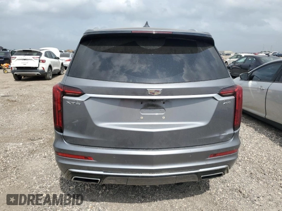 2021 Cadillac XT6 Premium Luxury with VIN 1GYKPCRS5MZ173938, listed as a Copart auction lot 51763435 with 75,247 mi miles and Clean title. Bid and sale history available at DreamBid. Image 6.