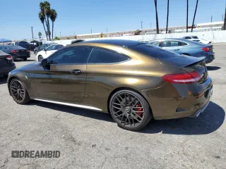 2017 Mercedes-Benz C 63 S AMG with VIN WDDWJ8HBXHF503674, listed as a Copart auction lot 68567474 with 45,088 mi miles and Clean Title. Bid and sale history available at carsss.com. Image 2.