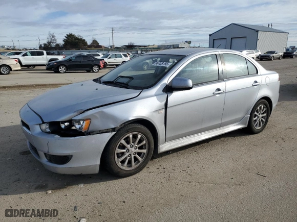 2014 Mitsubishi Lancer ES with VIN JA32U2FU1EU001773, listed as a Copart auction lot 88438185 with 206,544 mi miles and Salvage Title. Bid and sale history available at carsss.com. Image 1.