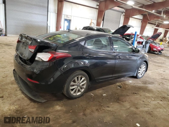 2016 Hyundai Elantra SE with VIN 5NPDH4AE5GH656655, listed as a Copart auction lot 76617374 with 98,959 mi miles and Salvage Title. Bid and sale history available at DreamBid. Image 3.