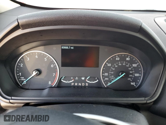 2019 Ford EcoSport SE with VIN MAJ6S3GLXKC253792, listed as a Copart auction lot 45158665 with 80,666 mi miles and Salvage Title. Bid and sale history available at carsss.com. Image 9.