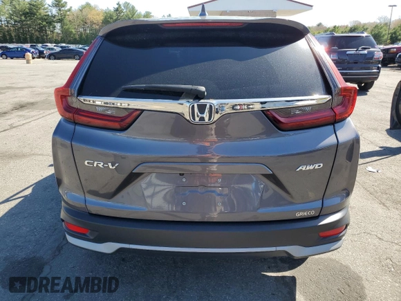 2020 Honda CR-V EX-L with VIN 2HKRW2H8XLH683506, listed as a Copart auction lot 54350035 with 63,222 mi miles and Salvage title. Bid and sale history available at DreamBid. Image 6.