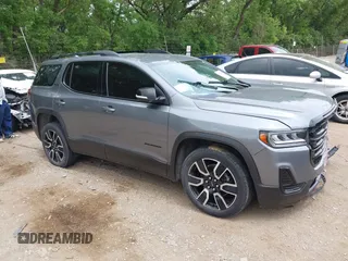 2021 GMC Acadia SLE z VIN 1GKKNRLS1MZ173110, wystawiony jako IAAI lot #42254271 z przebiegiem 75 834 mil mil oraz . Historia ofert i sprzedaży dostępna na DreamBid. Obrazek 1.