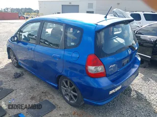 2007 Honda Fit Sport with VIN JHMGD386X7S029838, listed as a IAAI auction lot 41942513 with 141,612 mi miles. Bid and sale history available at carsss.com. Image 3.