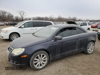 2009 Volkswagen Eos Komfort with VIN WVWBA71F89V022183, listed as a Copart auction lot 44492555 with 103,809 mi miles and Salvage Title. Bid and sale history available at DreamBid. Image 1.