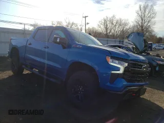 2022 Chevrolet Silverado 1500 LT Trail Boss with VIN 3GCUDFED4NG535596, listed as a Copart auction lot 48156975 with 35,225 mi miles and Salvage Title. Bid and sale history available at DreamBid. Image 4.