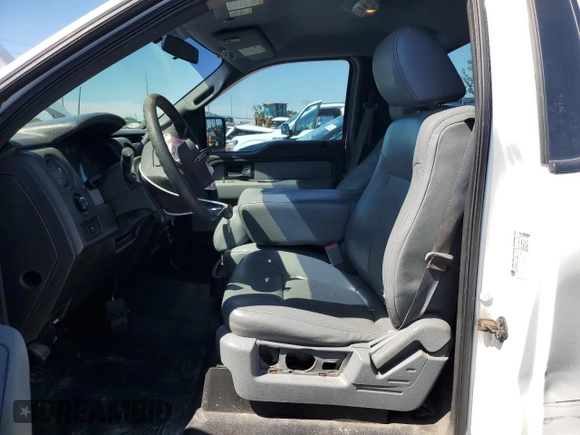 2013 Ford F-150 XL with VIN 1FTMF1CM7DKF24521, listed as a Copart auction lot 53161425 with 128,518 mi miles and Salvage Title. Bid and sale history available at carsss.com. Image 7.