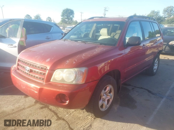 2003 Toyota Highlander z VIN JTEGD21A030070166, wystawiony jako IAAI lot #42348887 z przebiegiem 230 994 mil mil oraz . Historia ofert i sprzedaży dostępna na DreamBid. Obrazek 2.