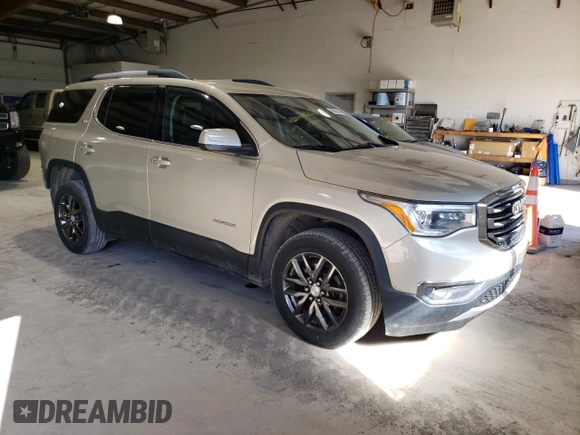 2017 GMC Acadia SLT with VIN 1GKKNMLS7HZ192222, listed as a Copart auction lot 49385445 with 126,981 mi miles and Salvage title. Bid and sale history available at DreamBid. Image 4.