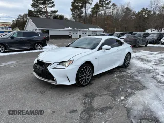 2017 Lexus RC with VIN JTHSM5BC0H5003866, listed as a Copart auction lot 89214705 with 177,166 mi miles and Clean Title. Bid and sale history available at carsss.com. Image 2.