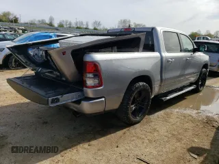 2020 Ram 1500 Big Horn with VIN 1C6SRFFT4LN159377, listed as a Copart auction lot 47632263 with 58,223 mi miles and Salvage Title. Bid and sale history available at carsss.com. Image 3.