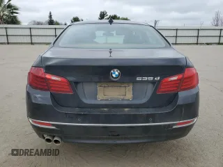 2014 BMW 5 Series 535d with VIN WBAXA5C57ED690696, listed as a Copart auction lot 45339685 with 108,958 mi miles and Salvage Title. Bid and sale history available at carsss.com. Image 6.