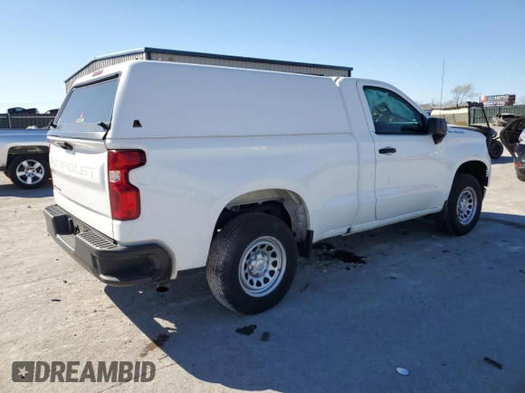 2023 Chevrolet Silverado 1500 Work Truck with VIN 3GCNAAEK6PG361693, listed as a Copart auction lot 50543525 with 152,226 mi miles and Clean Title. Bid and sale history available at carsss.com. Image 3.