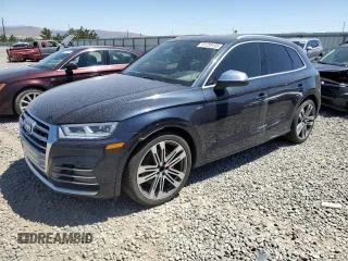2018 Audi SQ5 Prestige z VIN WA1C4BFY4J2021542, wystawiony jako Copart lot #61258195 z przebiegiem 80 335 mil mil oraz Czysty tytuł • Clean title. Historia ofert i sprzedaży dostępna na DreamBid. Obrazek 1.