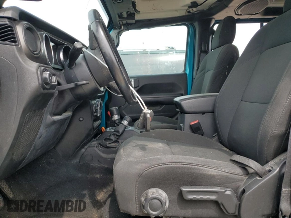 2020 Jeep Wrangler Unlimited Willys with VIN 1C4HJXDN4LW137202, listed as a Copart auction lot 50797485 with 109,509 mi miles and Salvage title. Bid and sale history available at DreamBid. Image 7.