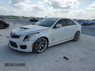 2016 Cadillac ATS-V with VIN 1G6AN5SY3G0113489, listed as a Copart auction lot 50883795 with 92,945 mi miles and Salvage Title. Bid and sale history available at carsss.com. Image 1.