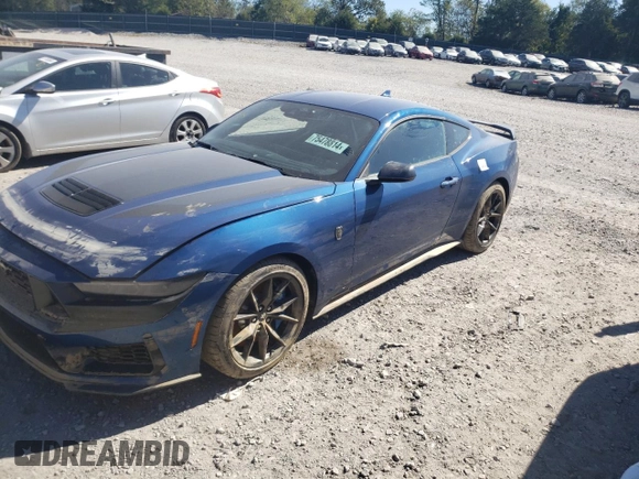 2024 Ford Mustang Dark Horse with VIN 1FA6P8R02R5502375, listed as a Copart auction lot 75478814 with 0 mi miles and Salvage Title. Bid and sale history available at carsss.com. Image 1.