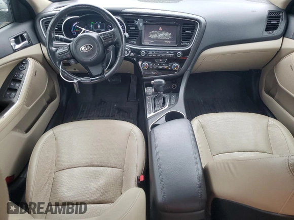 2014 Kia Optima Hybrid EX with VIN KNAGN4AD2E5069076, listed as a Copart auction lot 79523534 with 93,504 mi miles and Salvage Title. Bid and sale history available at carsss.com. Image 8.
