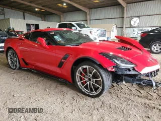 2017 Chevrolet Corvette Grand Sport 2LT with VIN 1G1YY2D73H5120445, listed as a Copart auction lot 83466354 with 24,251 mi miles and Salvage Title. Bid and sale history available at carsss.com. Image 4.