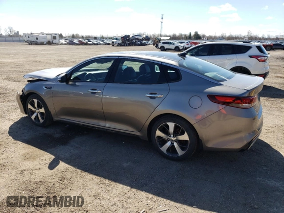 2016 Kia Optima SXL Turbo with VIN 5XXGV4L21GG083385, listed as a Copart auction lot 53548285 with 73,096 mi miles and Salvage title. Bid and sale history available at DreamBid. Image 2.