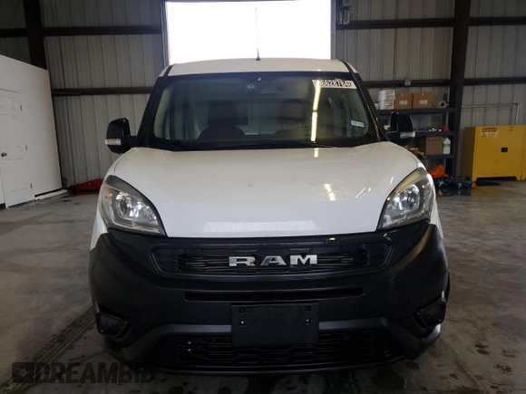 2021 Ram ProMaster City Cargo Tradesman with VIN ZFBHRFAB7M6T72727, listed as a Copart auction lot 66628784 with 57,722 mi miles and Clean Title. Bid and sale history available at DreamBid. Image 5.
