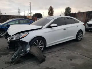 2018 Hyundai Sonata Limited with VIN 5NPE34AF1JH601347, listed as a Copart auction lot 86919534 with 76,991 mi miles and Salvage Title. Bid and sale history available at carsss.com. Image 1.