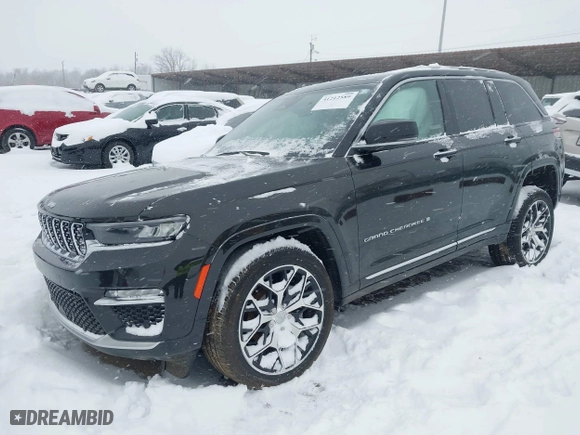 2023 Jeep Grand Cherokee Summit with VIN 1C4RJHEG8P8875735, listed as a IAAI auction lot 41212589 with 17,040 mi miles. Bid and sale history available at carsss.com. Image 18.