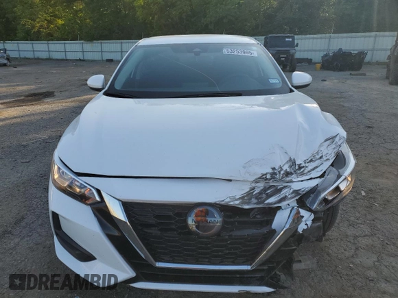 2023 Nissan Sentra S z VIN 3N1AB8BV4PY291112, wystawiony jako Copart lot #53253995 z przebiegiem 11 388 mil mil oraz Szkoda całkowita • Salvage title. Historia ofert i sprzedaży dostępna na DreamBid. Obrazek 5.