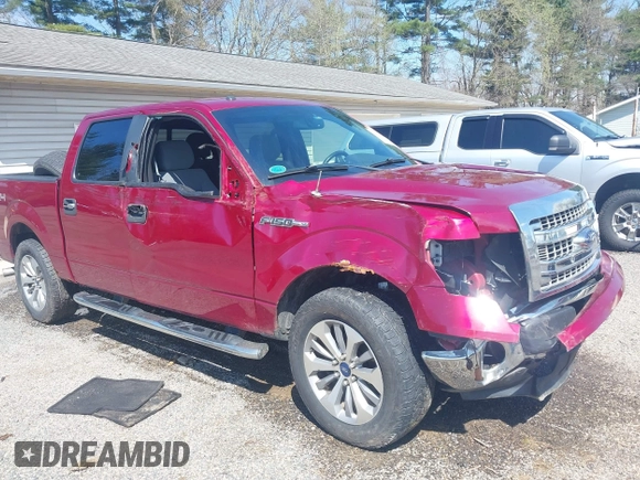 2014 Ford F-150 XL with VIN 1FTFW1EF8EFB27918, listed as a IAAI auction lot 41938587 with 129,508 mi miles. Bid and sale history available at carsss.com. Image 6.