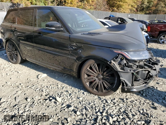 2019 Land Rover Range Rover Sport Dynamic with VIN SALWR2RE7KA816008, listed as a Copart auction lot 77242034 with 0 mi miles and Salvage Title. Bid and sale history available at carsss.com. Image 4.