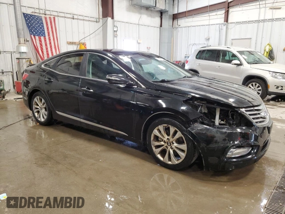 2012 Hyundai Azera with VIN KMHFG4JG2CA126668, listed as a Copart auction lot 55026135 with 135,794 mi miles and Clean Title. Bid and sale history available at carsss.com. Image 4.
