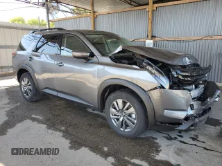 2025 Nissan Pathfinder SV with VIN 5N1DR3BA4SC228403, listed as a Copart auction lot 48722615 with 1,037 mi miles and Clean title. Bid and sale history available at DreamBid. Image 4.