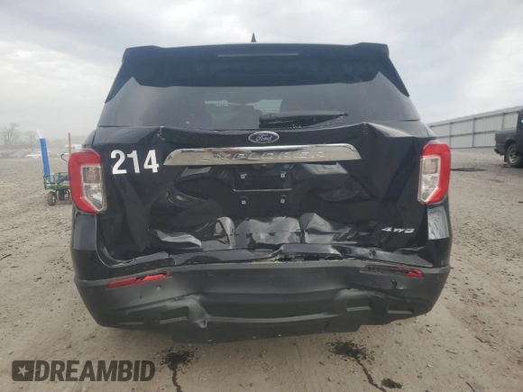 2022 Ford Explorer with VIN 1FMSK8BB8NGC43243, listed as a Copart auction lot 46482465 with 5,946 mi miles and Salvage Title. Bid and sale history available at carsss.com. Image 6.