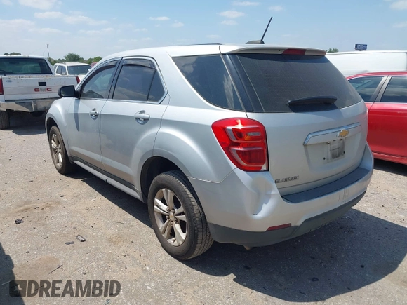 2017 Chevrolet Equinox LS z VIN 2GNALBEK3H1550771, wystawiony jako IAAI lot #42053043 z przebiegiem 117 426 mil mil oraz . Historia ofert i sprzedaży dostępna na DreamBid. Obrazek 3.