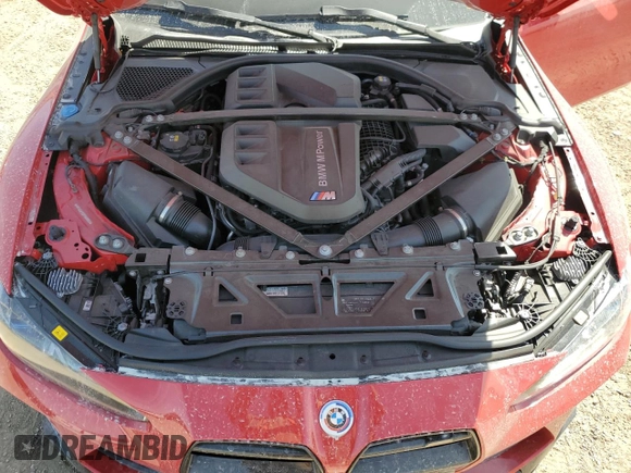 2023 BMW M3 Competition xDrive with VIN WBS43AY03PFN58833, listed as a Copart auction lot 53301495 with 32,032 mi miles and Salvage title. Bid and sale history available at DreamBid. Image 11.