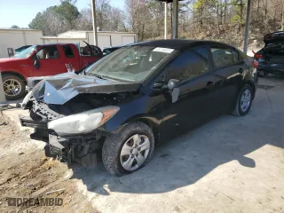 2016 Kia Forte LX with VIN KNAFK4A65G5541828, listed as a Copart auction lot 48726035 with 118,334 mi miles and Salvage Title. Bid and sale history available at carsss.com. Image 1.