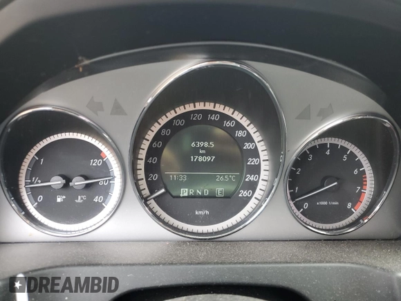 2011 Mercedes-Benz C 350 with VIN WDDGF8HB7BA522936, listed as a Copart auction lot 63910225 with 178,097 mi miles and Clean title. Bid and sale history available at DreamBid. Image 9.