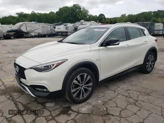 2017 Infiniti QX30 Luxury with VIN SJKCH5CR5HA018879, listed as a Copart auction lot 54448334 with 35,081 mi miles and Salvage Title. Bid and sale history available at carsss.com. Image 1.