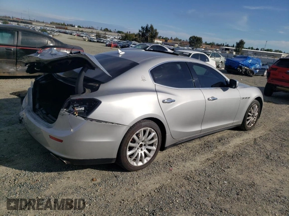 2014 Maserati Ghibli z VIN ZAM57XSA3E1105712, wystawiony jako Copart lot #47751435 z przebiegiem 88 432 mil mil oraz Szkoda całkowita • Salvage title. Historia ofert i sprzedaży dostępna na DreamBid. Obrazek 3.