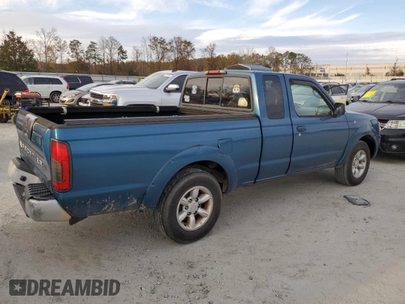2002 Nissan Frontier XE with VIN 1N6DD26SX2C328602, listed as a Copart auction lot 81750784 with 127,820 mi miles and Salvage title. Bid and sale history available at DreamBid. Image 3.