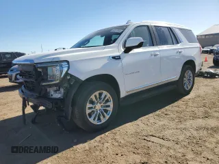 2021 GMC Yukon SLT with VIN 1GKS2BKD8MR240143, listed as a Copart auction lot 55197664 with 79,119 mi miles and Salvage Title. Bid and sale history available at carsss.com. Image 1.