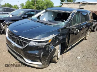 2022 Kia Carnival LXS with VIN KNDNB4H30N6117457, listed as a Copart auction lot 53867003 with 0 mi miles and Salvage Title. Bid and sale history available at carsss.com. Image 1.