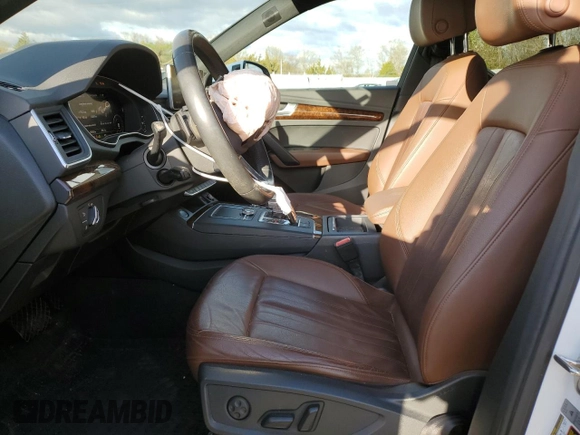 2018 Audi Q5 Premium Plus with VIN WA1BNAFY1J2111234, listed as a Copart auction lot 53334245 with 89,261 mi miles and Salvage Title. Bid and sale history available at carsss.com. Image 7.