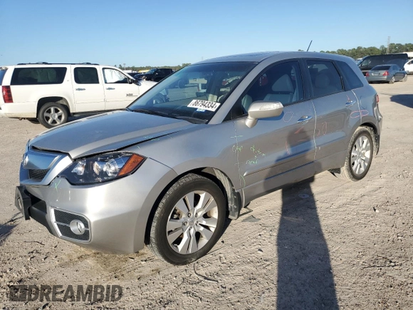 2012 Acura RDX Tech Pkg with VIN 5J8TB2H57CA001097, listed as a Copart auction lot 86794334 with 118,226 mi miles and Salvage Title. Bid and sale history available at carsss.com. Image 1.