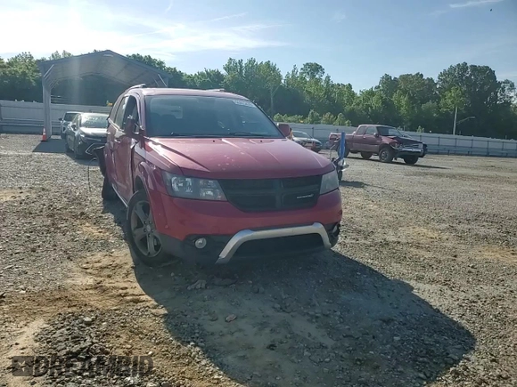 2017 Dodge Journey Crossroad Plus with VIN 3C4PDCGB7HT545025, listed as a Copart auction lot 55973435 with 133,766 mi miles and Salvage title. Bid and sale history available at DreamBid. Image 13.