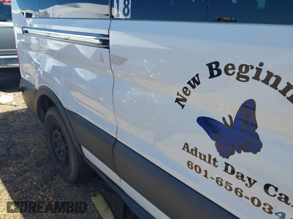 2015 Ford Transit XL with VIN 1FBZX2YM6FKA80301, listed as a IAAI auction lot 41549441 with 310,164 mi miles and . Bid and sale history available at DreamBid. Image 17.